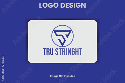 TS Letter Initial Logo Design Template Vector Illustration