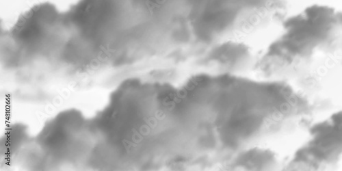 Luxury Nature Abstract: Mountainous Cumulus Clouds Boiling in the Summer Sky.  Darkness and light, heaven. Grey clouds. White cloud isolated on black background, Fluffy texture , Abstract smoke...