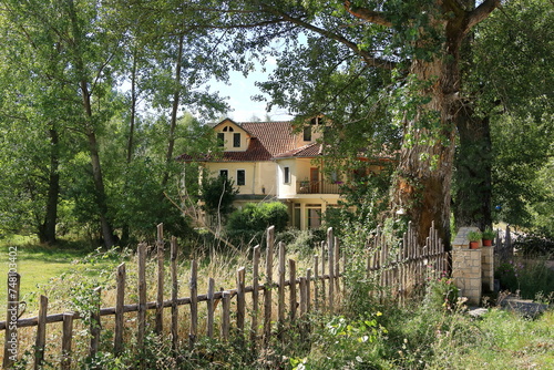 Beautiful landscape near Borova in National Park Hotova-Dangell in Albania photo