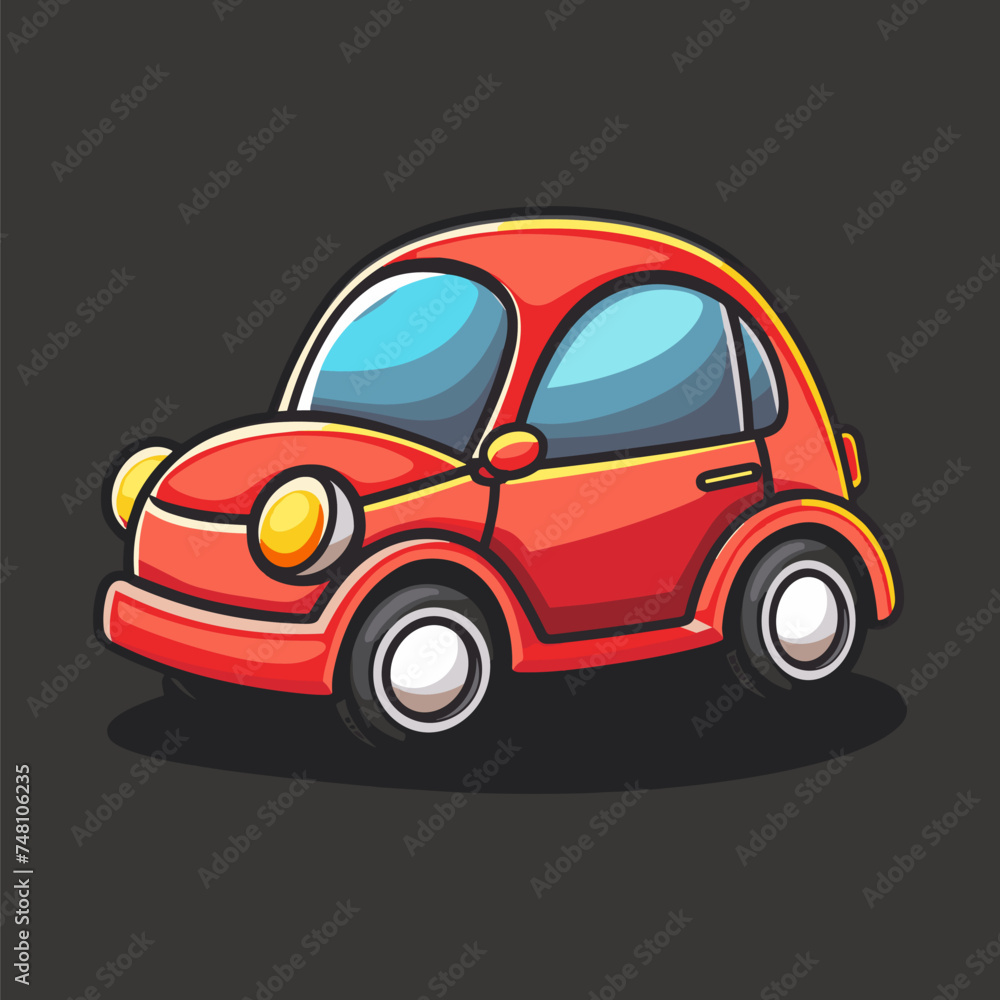 Toy car Logo Vector Illustration