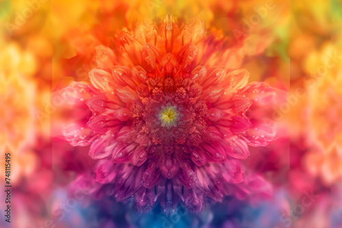 A kaleidoscope of colors, constantly shifting and changing.