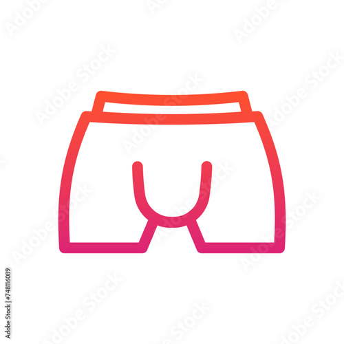 Underwear Gradient Linear Style