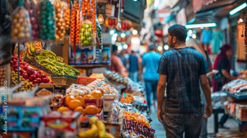 The month of Ramadan is not only a time for spiritual reflection and fasting but also a time for community and celebration which is reflected in the bustling markets and shops.