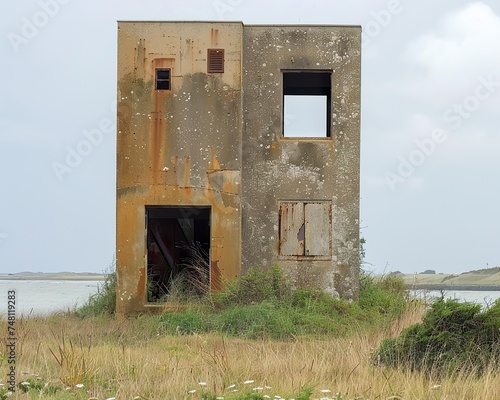 The Nail House the last bastion amidst a sea of change a stubborn dot on the landscape holding onto history photo