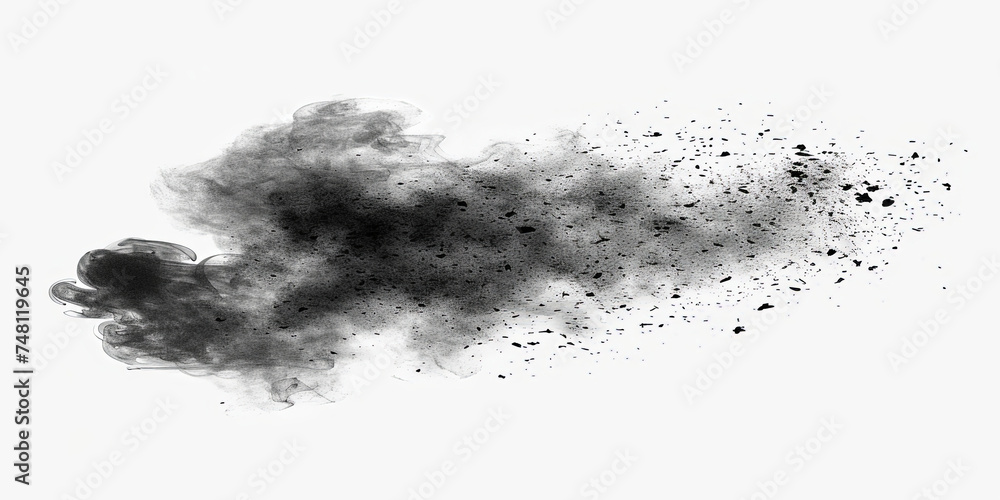 The graphic element in the form of an abstract cloud or smoke, which gives the image of mystery a The graphic element in the form of an abstract cloud or smoke, which gives the image of mystery a