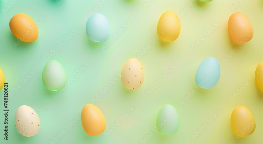 Easter pastel yellow and green Gradients cute background for conveying the festive and joyful atmosphere of the holiday. Easter pastel yellow and green Gradients cute background for conveying the festive and joyful atmosphere of the holiday.