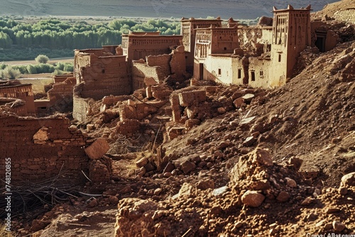 Echoes of Disaster: Europe's Ancient City Bears Witness to Devastating Earthquake, Leaving Behind Scenes of Wreckage and Destruction.