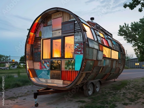 The Walking House a nomadic notion made manifest a home that wanders a whimsical wanderlust welded into walls
