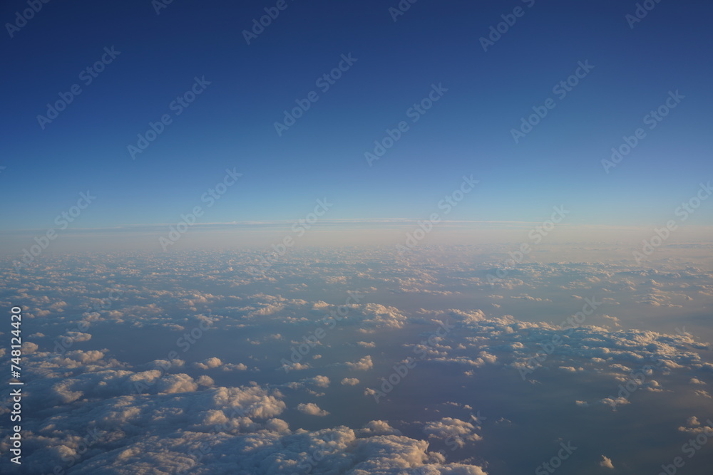 Fototapeta premium sky cloud sea ​​of ​​clouds heaven aerial view
