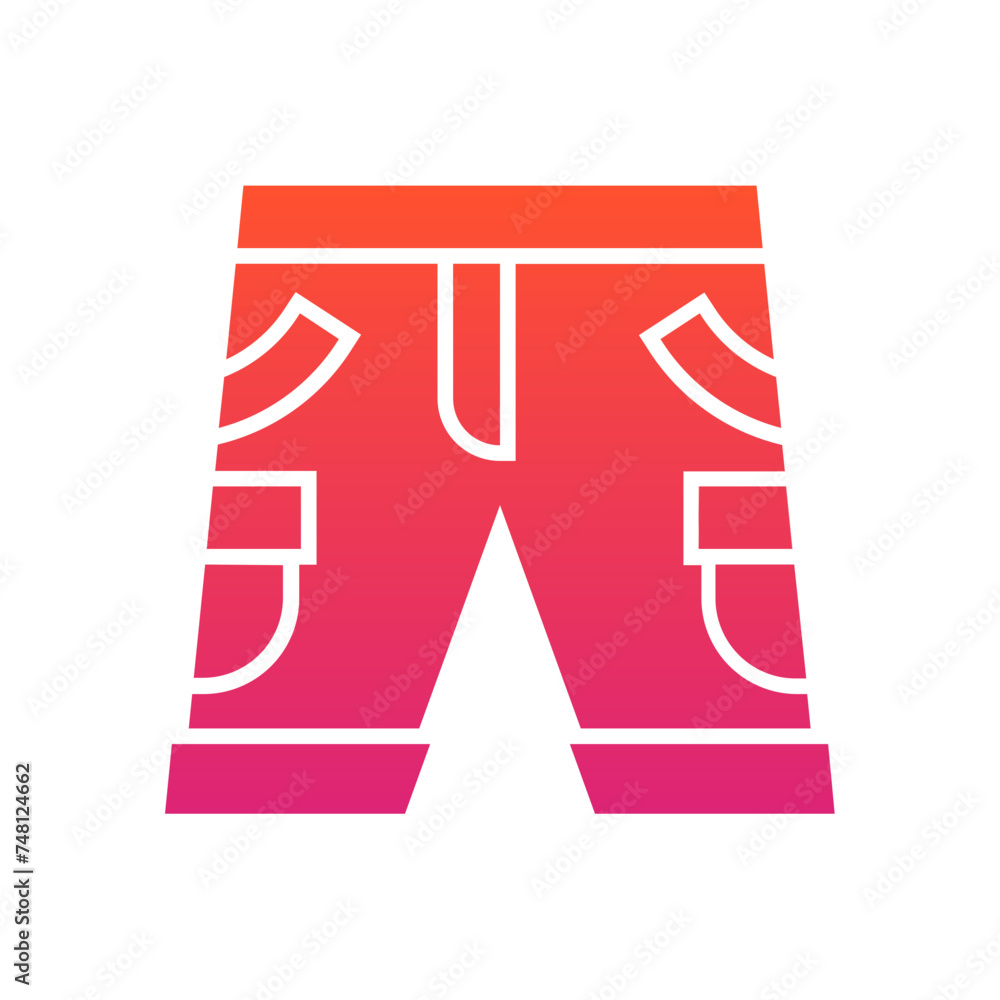 Cargo Pants Flat Gradient Style Cargo Pants Flat Gradient Style