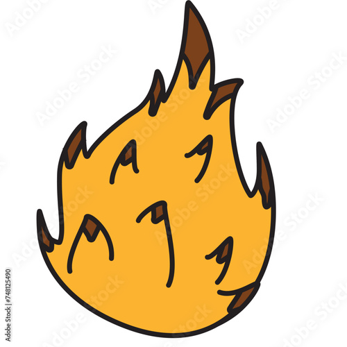 Colored pitaya fruit icon Vector