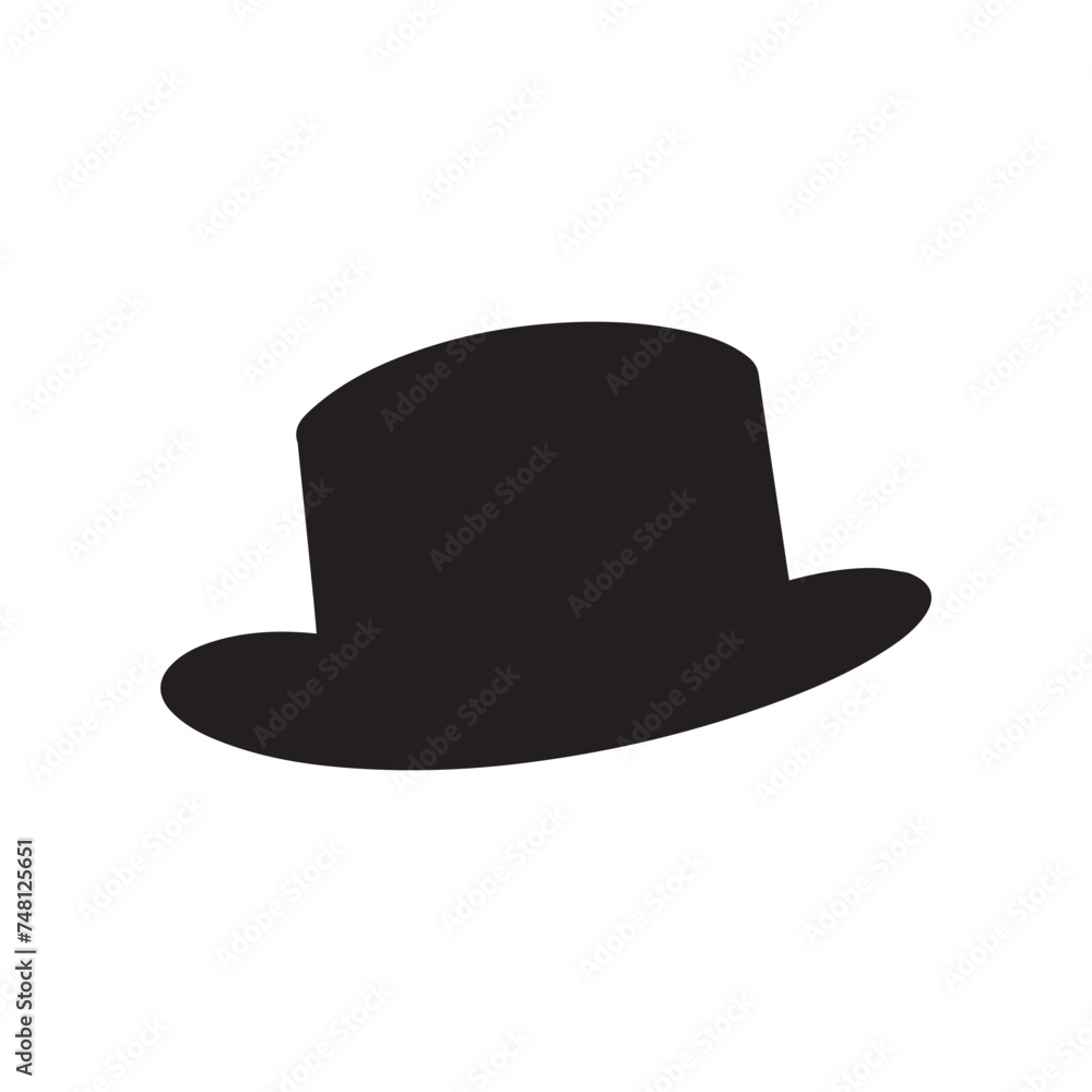 Cowboy hat icon man . black vector old collection design. Cowboy hat icon man . black vector old collection design.