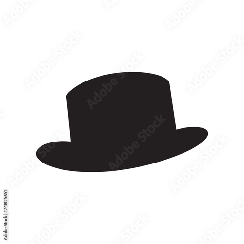 Cowboy hat icon man . black vector old collection design.