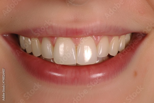 Dentist improves teeth appearance with porcelain veneers