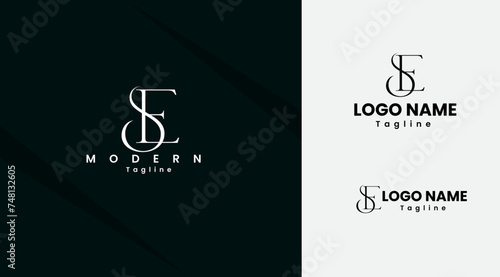 SE letter logo design. Es logo. Business. Typography design. Premium logo art. Lettering design. Font. SE letter vector. Business. Finance.