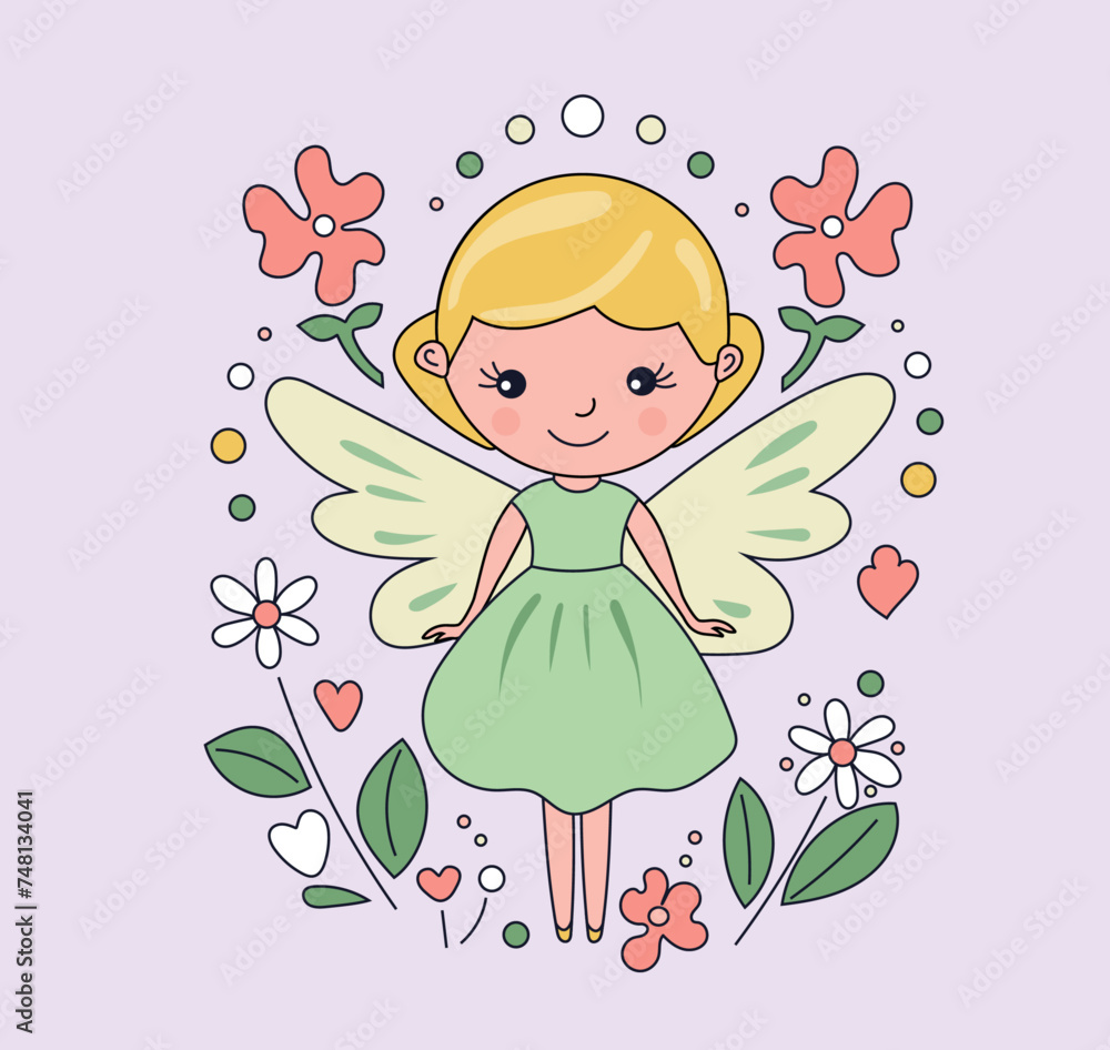 Magical dental fairy: whimsical vector illustration for notes - enchanting dental care with a touch of fantasy, ideal for child friendly health communications and charming dental imagery. Magical dental fairy: whimsical vector illustration for notes - enchanting dental care with a touch of fantasy, ideal for child friendly health communications and charming dental imagery.