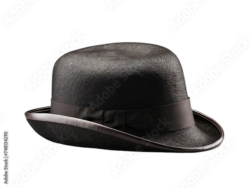  Bowler Hat isolated on a transaparent background