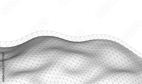 abstract wavy background