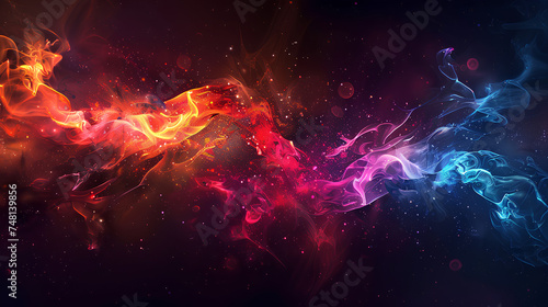 Fire Dance in Cosmic Symphony © Ubix