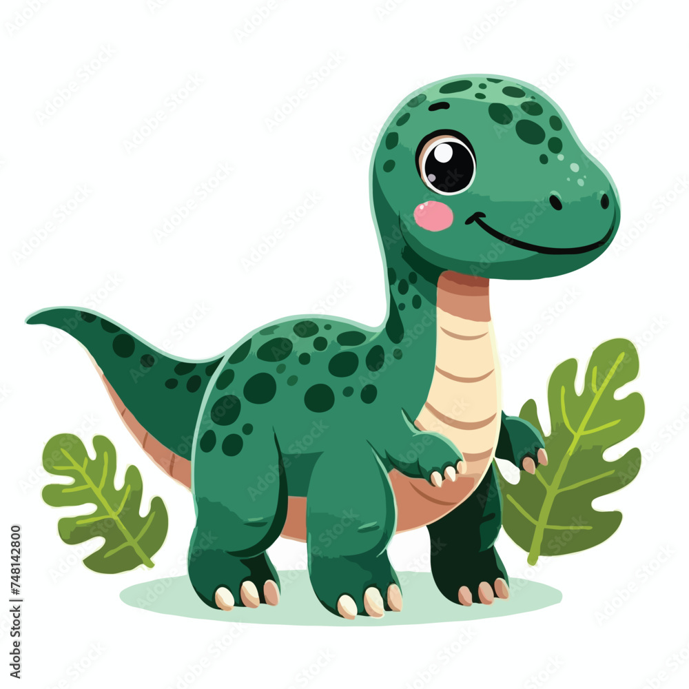 Dinosaur vactor on white background. Dinosaur vactor on white background.