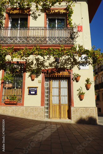A traditional old house in Alicante, Spain