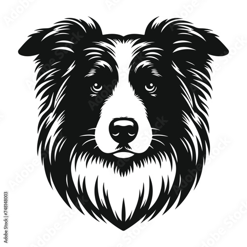 Dog Concept vector Illustration black color