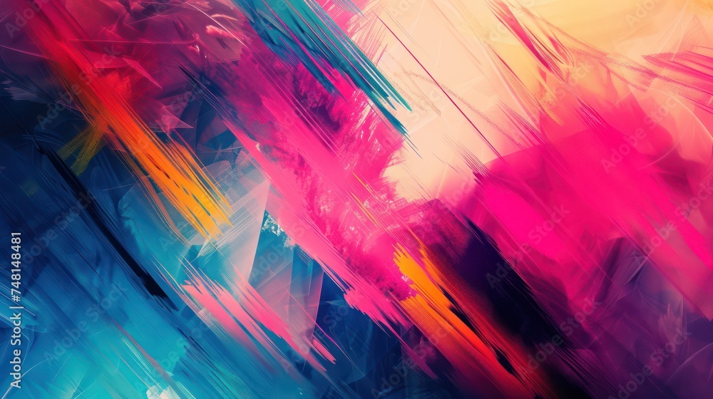 Vibrant Symphony: Abstract Colorful Background Vibrant Symphony: Abstract Colorful Background