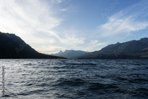 Patagonic lake photo