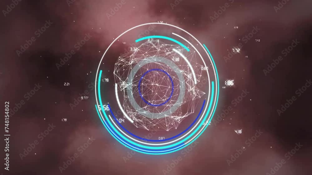 Animation of data processing and scope scanning over shapes Animation of data processing and scope scanning over shapes