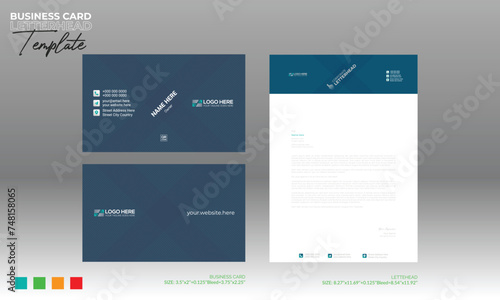 letterhead and business card design