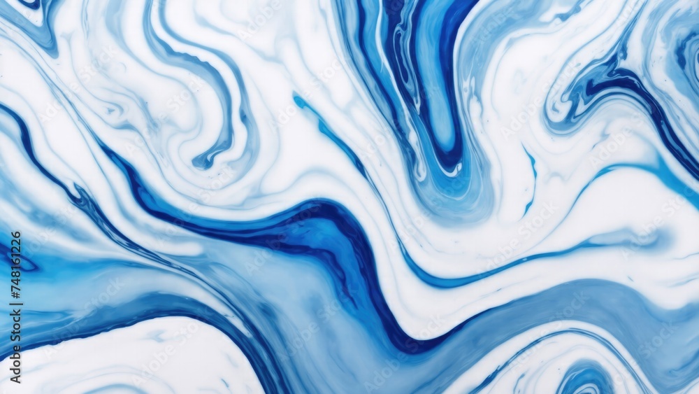 Gray and Blue dynamic background mixing liquid paints art. Modern futuristic pattern marble translucent colors texture Gray and Blue dynamic background mixing liquid paints art. Modern futuristic pattern marble translucent colors texture