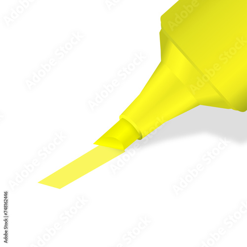  writing pastel highlighter pens yellow