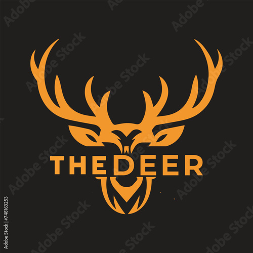 
font-style logo design of the deer



 photo