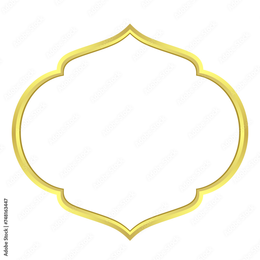 islamic ornament frame gold vector ramadan decoration islamic ornament frame gold vector ramadan decoration