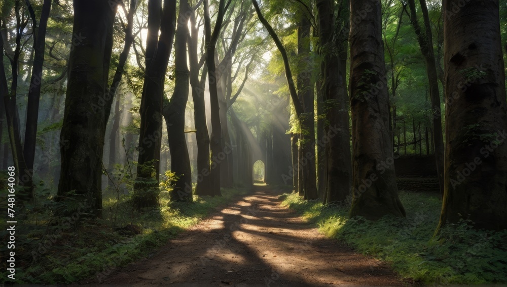 Obraz premium path in the woods