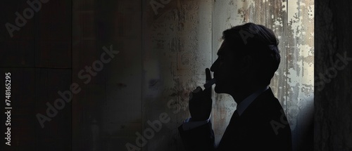 Whistleblowers lurk in the shadows identities concealed their truths a dangerous whisper in a world of silence photo