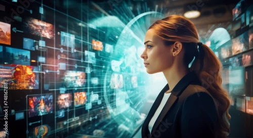 Modern AI virtual event planning, event organizer using virtual event planning business application, Ai virtual application