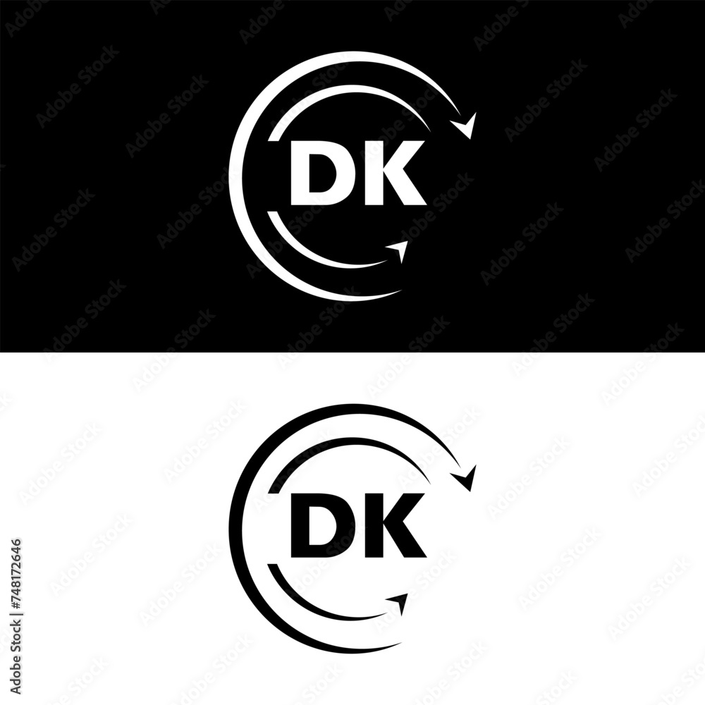 DK letter logo minimal unique and simple logo design, DK creative modern monogram logo style
DK letter logo minimal unique and simple logo design, DK creative modern monogram logo style