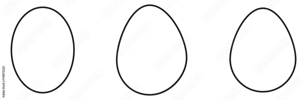 Egg icon. Easter eggs icons. Happy Easter day festival. Cracked egg Vector illustration. Egg icon. Easter eggs icons. Happy Easter day festival. Cracked egg Vector illustration.