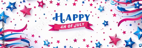HAPPY 4TH OF JULY background image 4th july Generative AI