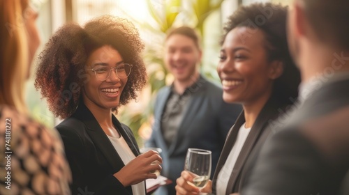 Networking event-themed images often emphasize the importance of networking in professional development, showcasing individuals making meaningful connections