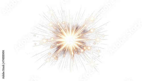 Sparkle firework vector graphic perfect for festive designs and New Year s Eve