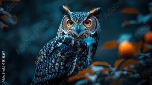 Portrait of an unreal owl © Kondor83