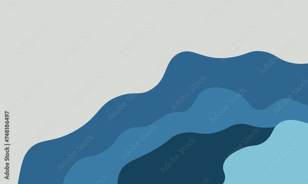 illustration of a wave