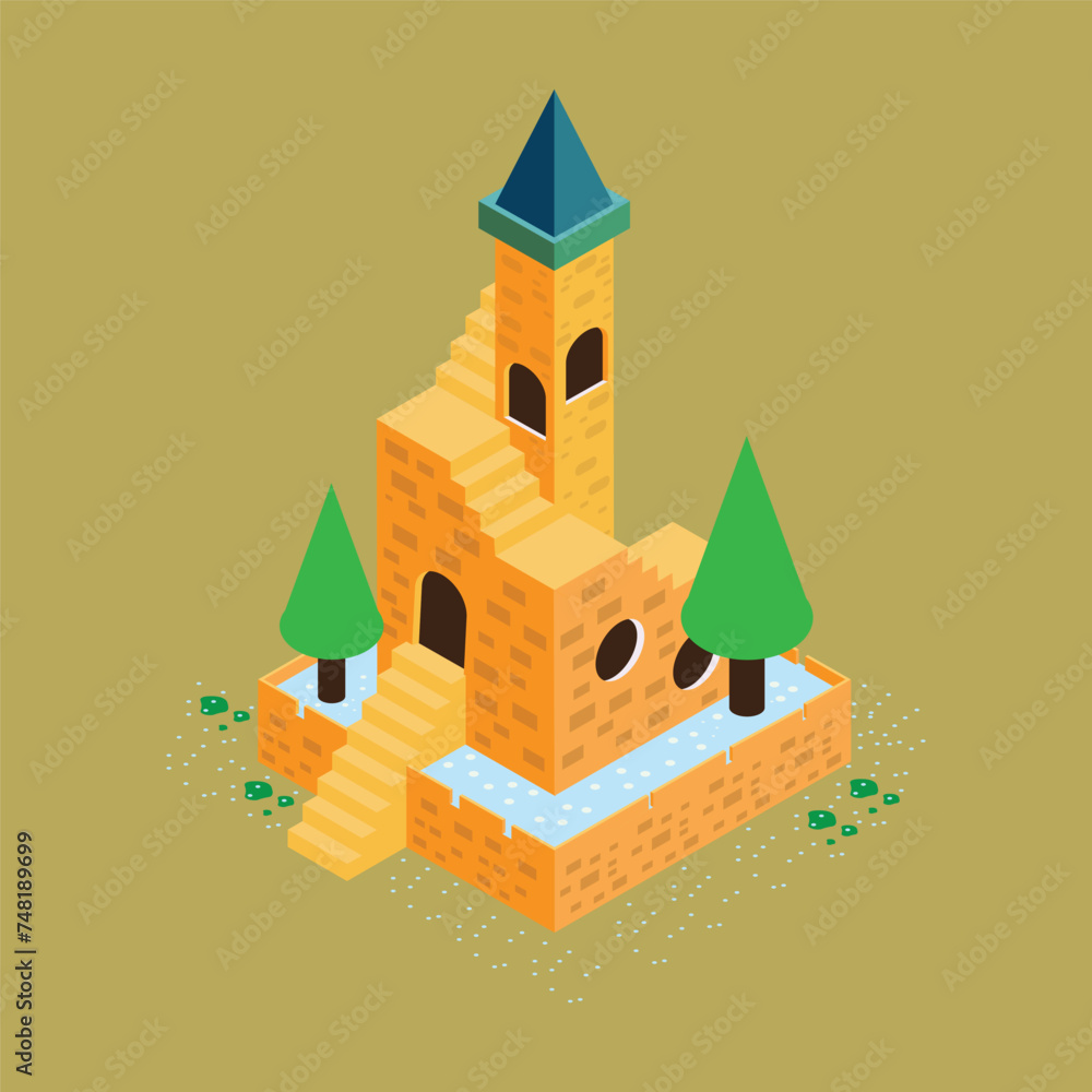 illustration of a castle