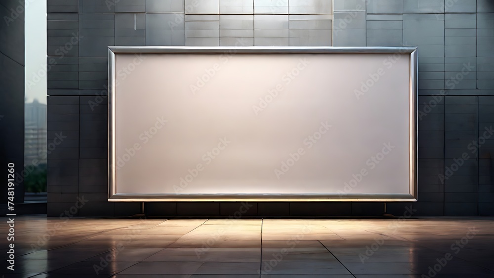 Mock up blank billboard for advertisement, marketing, poster design and campaining Mock up blank billboard for advertisement, marketing, poster design and campaining