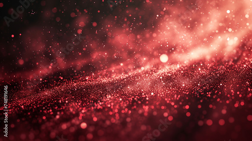 Red bokeh, dust effect. Red particles, abstract glitter. Texture for graphics programs. © Галина Нечипорук