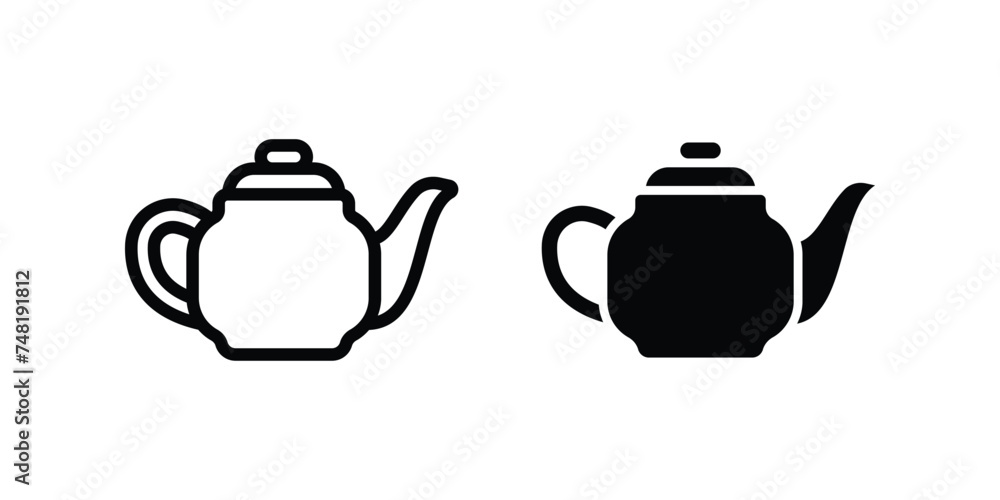 Teapot icon. sign for mobile concept and web design. vector illustration Teapot icon. sign for mobile concept and web design. vector illustration