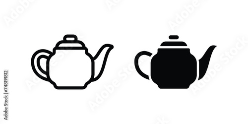 Teapot icon. sign for mobile concept and web design. vector illustration