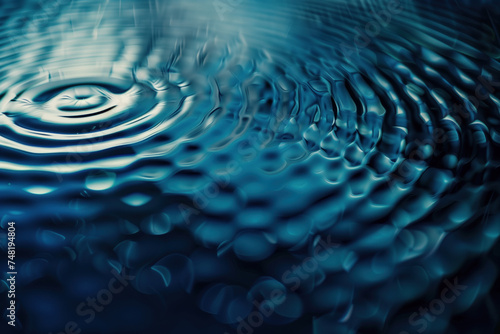 Abstract background with a 3D ripple surface. Repetitive pattern. Hi-tech futuristic. Materials Science. Background image. Created with Generative AI technology.
